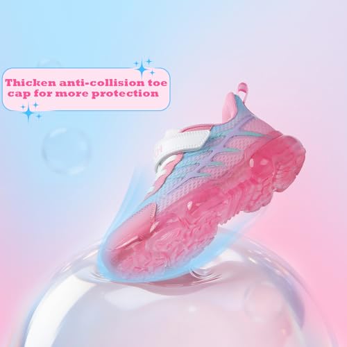 Image of JMFCHI Boys Girls Kids' Sneakers Knitted Mesh Sports Shoes Breathable Lightweight Running Shoes for Kids Fashion Athletic Casual Shoes