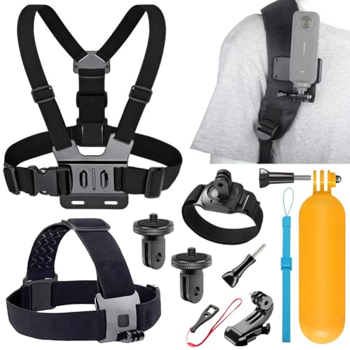 Support de sangle de poitrine et tête Insta360 X4 X3 Ace Pro et GoPro Hero kit accessoires vtt
