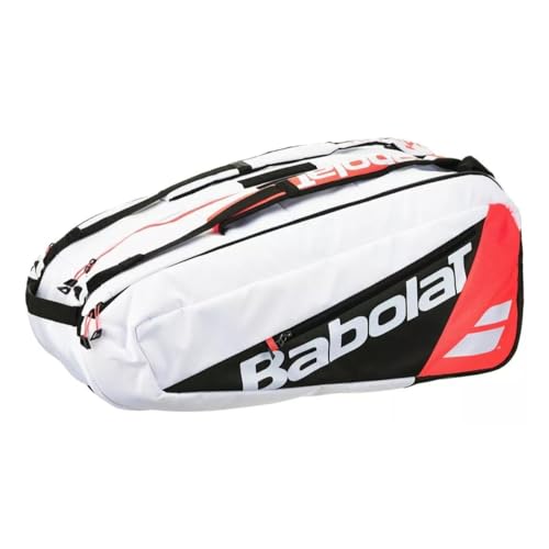 Raqueteira Babolat Pure Strike X12 Branco Preto e Vermelho 2024