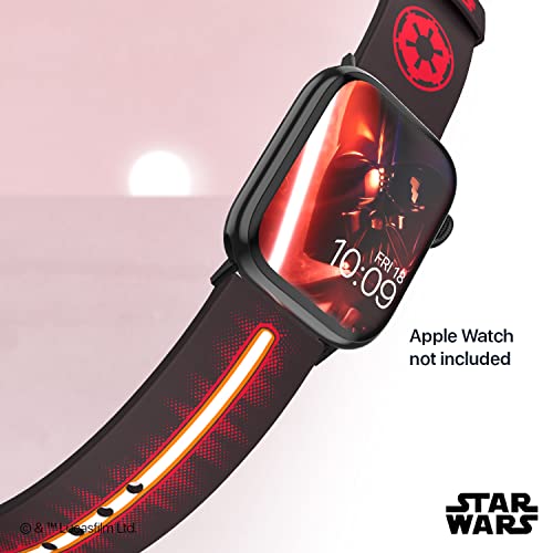Star Wars: Darth Vader Lightsaber Smartwatch Band - Officially Licensed, Compatible With Every Size & Series Of Apple Watch (Watch Not Included) #TOP4