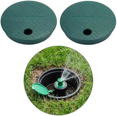 2 Pcs Sprinkler Valve Box Cover Sprinkler Irrigation Valve Box, ID 5.5" OD 6" Outdoor Lawn Water Sprinkler Irrigation Cover for Garden Park Campus Greenhouse Farm image 5