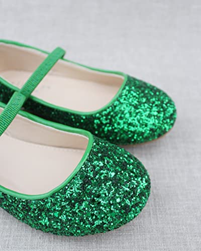 Rock Glitter Mary Jane Ballet Flats, Flower Girls Shoes, Toddler Girls, Party Shoes, Birthday Flats4