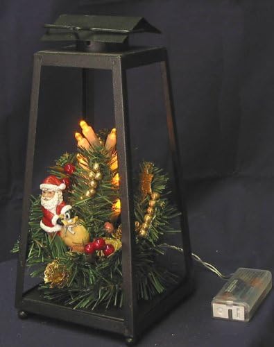 KFK Linterna de Navidad con Santa