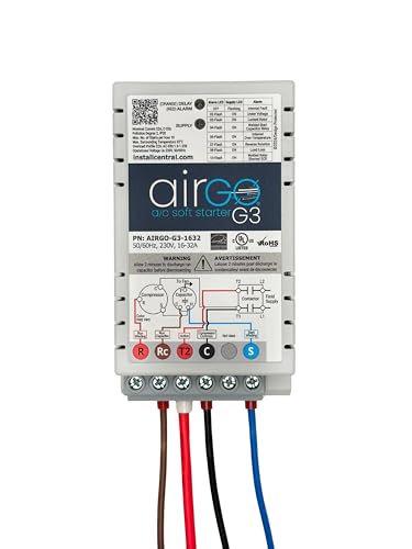 AIRGO-G3 Soft Start | Next-Gen Motor Protection Module | Reverse Motor Protection | Adaptive Ramp-Up Control | Generator, Solar & Off-Grid Ready | Easy DIY Install G3 16-32A