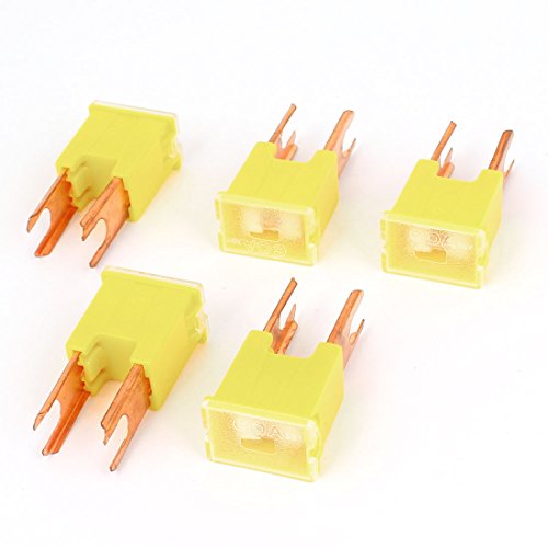 Fusible PAL 60A male de type pièce de rechange jaune pour boîte à fusibles auto (5x)