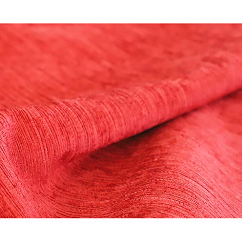 Nappe ronde de table rouge pour repas de salon chaleureux - 7