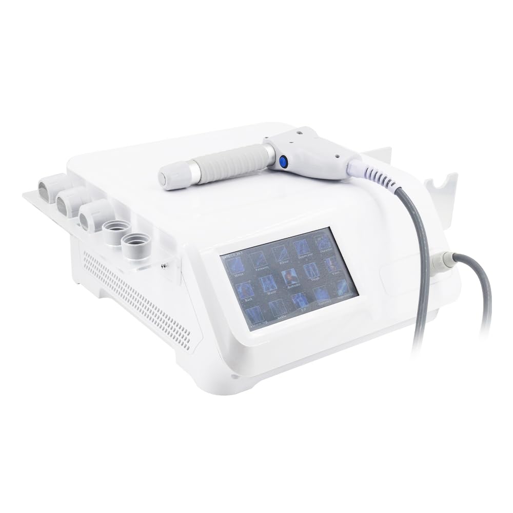 Mecavie Smart White Massager Features Multiple Intelligent Modes Numerous Massage Heads Adjustable for Deep Muscle Relaxation and Stiffness