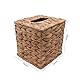 Gorise Dekorative Taschentuchbox Im Bohemian-Stil, Gewebter Quadratischer Wasserhyazinthenhalter, Handgefertigter Badezimmer- Und Schreibtisch-Organizer, Umweltfreundliche Wohndekoration