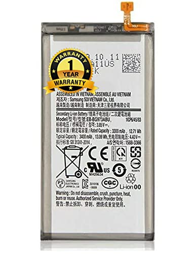 Image of THE BATTERY STORE Orignal EB-BG973ABU Battery for Samsung Galaxy S10 G973F G973U G973W G9730 G973U1 Battery with 1 Year warrenty (for Samsung S10)