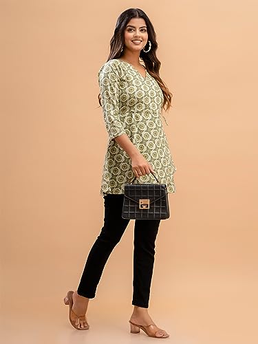 Image of feranoid Women Cotton Angrakha Kurti
