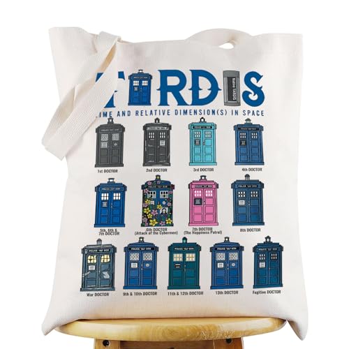 Bolso Tote de lona Policeman Box para fans de Doctor Who miniatura 1