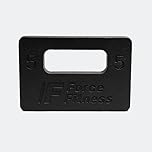 FORCE FITNESS Cast Iron Weight Plates for Rucking Backpack, Hiking, Cardio, Home Gym Equipment, Fitness Training Plates for Rucking, Strength Training Weight Plates 5kg