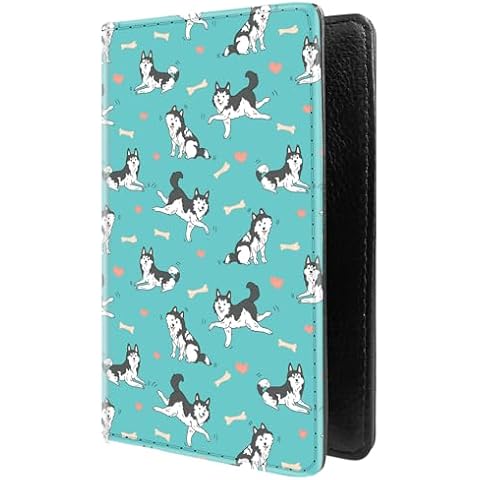 Trofung PU Leather Passport Holder Travel Wallet RFID Blocking Card Case Cover With Printing Pattern / AS3525 Cover