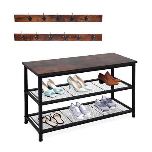 Relaxdays Estante para Zapatos Perchero