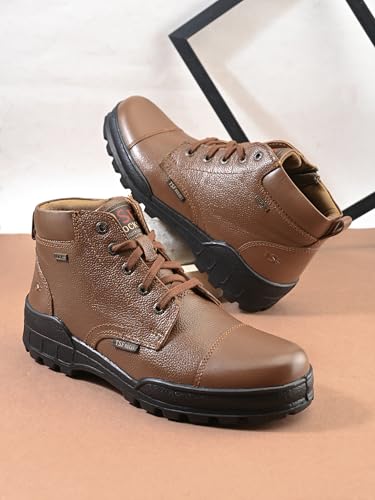 Image of TSF 786 Genuine Leather Police Boot Comfortable and Durable PU sole Lightweight Boots