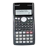 KKmoon Scientific Calculator Counter 401 Functions Matrix Dot Vector Equation Calculate Solar and Battery Dual Powered 2 Line Display Business Office Middle High School Student SAT/AP Test Calculate