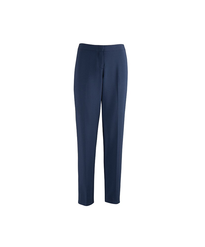 Alexandra STC-NF75NA-06A Slim Leg Beauty Trouser, Plain, 100% Polyester, Extra Tall, Size 6, Navy