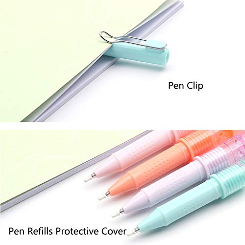 Gel Pen with Empty Spray Bottle, 10ml 1/3oz Empty Containers Portable Fragrances Atomizer Refillable Bottles Plastic Writing Pen Spray Pen - Pack of 5