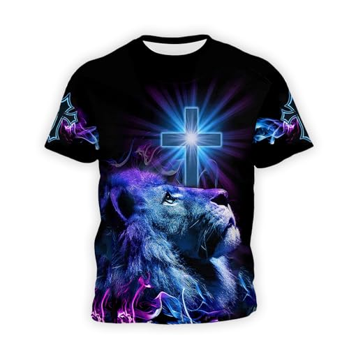 Kid 3D Graphic T Shirts Printed Casual Short Sleeve Shirt Tees for Boys Girls2