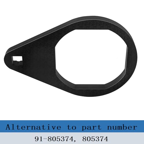 Image of Generic Bearing Retainer Install Tool & Bearing Carrier Tool Wrench for Mercruiser Bravo 3 III Three, Replace 91-805374 91-8053741 805374-1 Bearing Retainer Wrench for Bravo 3, Black
