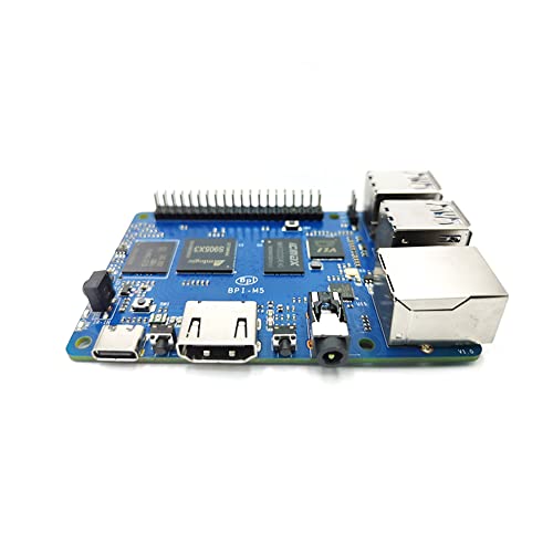 Image of youyeetoo Banana Pi BPI-M5 Amlogic S905X3 Single Board Computer with 4GB RAM and 16G eMMC for AIOT Support Android Debian Raspberry Pi Replacement (with Power,case,Fan)