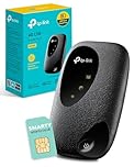 TP-Link M7000 4G MiFi Router, Portable Travel wifi Router with SIM Card Slot, Unlocked LTE-Advanced Cat4 Mobile WiFi Hotspot Dongle, 8 hours wireless connection, Caravan wi-fi, High Compatibility