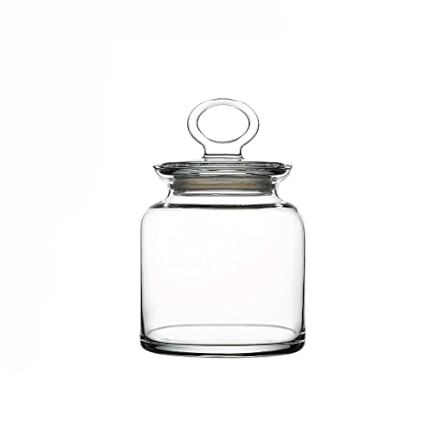 Pasabahce Glass kitchen storage jar with lid Kitchen 1000 mL Pack of 1