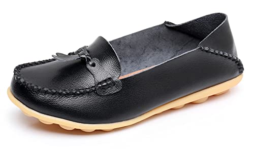 Image of VenusCelia Women's Decoration Comfy Walking Flat Loafer