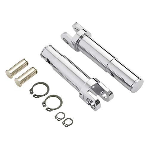 Image of Replaces offset Clevis (non-standard) peg mounts, Forward Controls Offset Clevis Footpeg Conversion Kit fits for Harley Sportster 1200 Seventy Two Forty Eight Roadster 2011-2020,Chrome