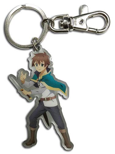Konosuba Kazuma Metal Keychain