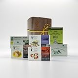VinNatura - Pack Gourmet de Galicia para Regalar, Xabrón - Conservas Gourmet de Galicia - Algas Ecológicas, Zamburiñas, Bonito del Norte, Sardinas y Galletas Mariñeiras
