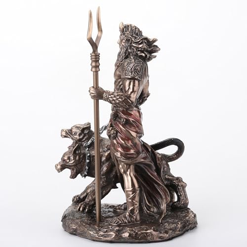 Estatua Hades Dios Griego y Cerbero 6.5 pulgadas miniatura 5