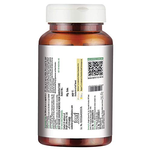 Image of TrueBasics Lung Detox Supplements, 100% Natural Herbal Blends, Vitamin C, K2 and Magnesium, Lungs Cleaner for Detoxification and Immune Defence, Clinically Researched Ingredients, 30 Veg Tablets