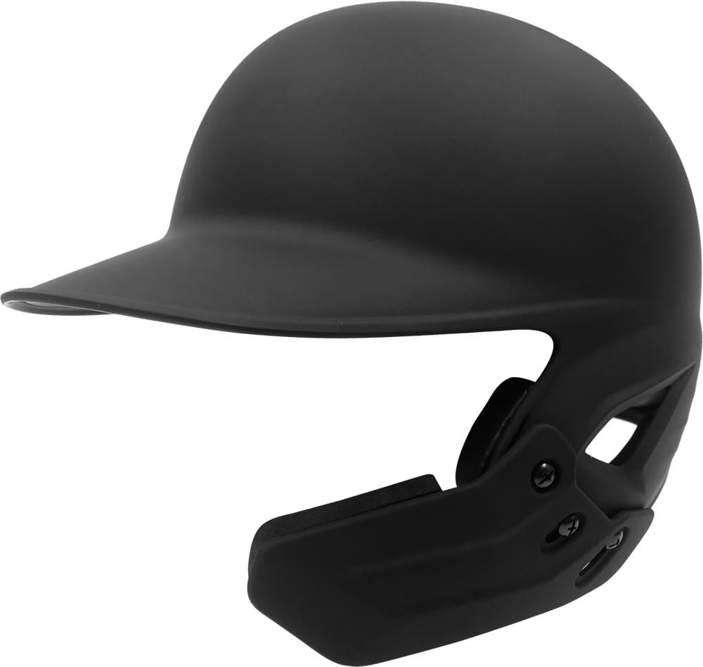 ゼット ZETT 軟式打者用片耳ヘルメット 顎ガード付き 右打者用