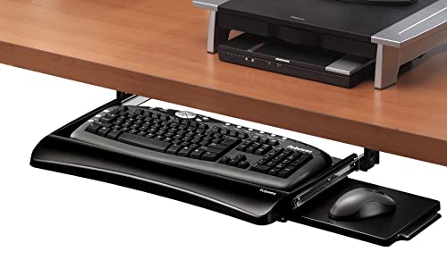 Fellowes Office Suites Underdesk Keyboard Drawer, Black/Silver (9140305) #TOP1
