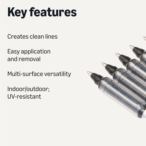 Amazon Basics Liquid Ink Rollerball Pens, Fine-Tip, 0.7mm, Black, 12-Pack view 2