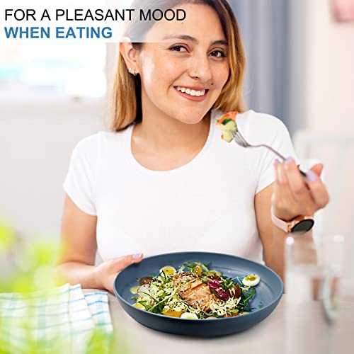 Shopwithgreen Lightweight Plastic Plates - 4 Pack 10'' Unbreakable Dinner Plates, Dishwasher & Microwave Safe, Bpa Free, For Kids, Children, Toddler & Adult #TOP6