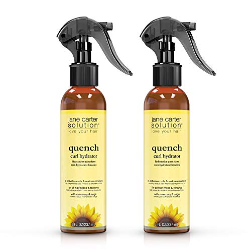 JANE CARTER SOLUTION Quench Curl Hydrating Spray (8oz) - Hydrating, Reduce Frizz, Moisturizing (Quench (Pack of 2))