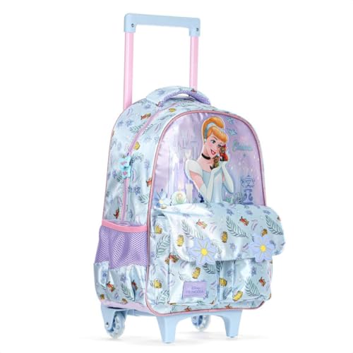 Mochila de Rodinhas Escolar 16 Cinderella Y
