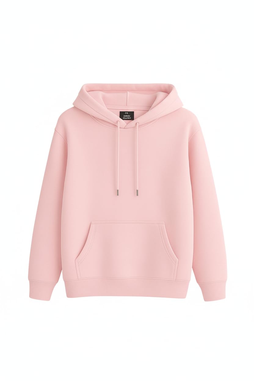 urban fiber Men's Solid Winter Hooded Sweatshirt | Warm & Soft Fleece Blend Hoodie for Men | Full Sleeve Casual Winter Wear Pullover-picture-1