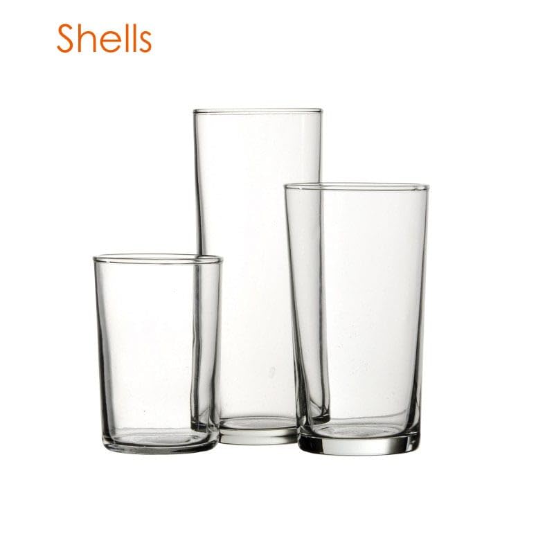 Anchor Hocking 3532U Straight Sided 12 oz Shell Zombie Glass - 72 / CS