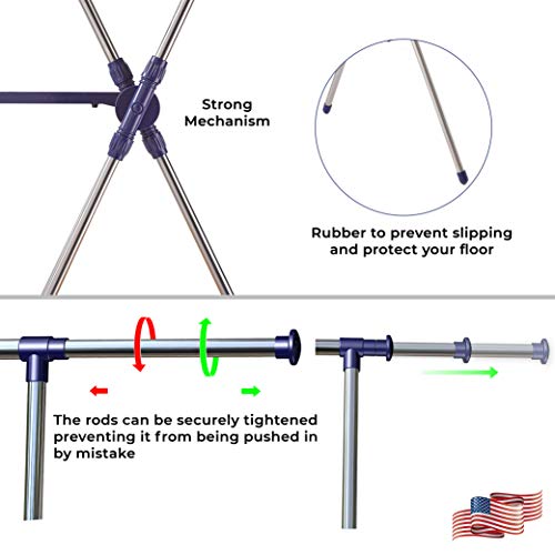 Smart Some Clothes Drying Rack - Foldable Drying Racks For Laundry, Heavy Duty Stainless Steel For Indoor And Outdoor Use (Easy Assembly Video) #TOP6