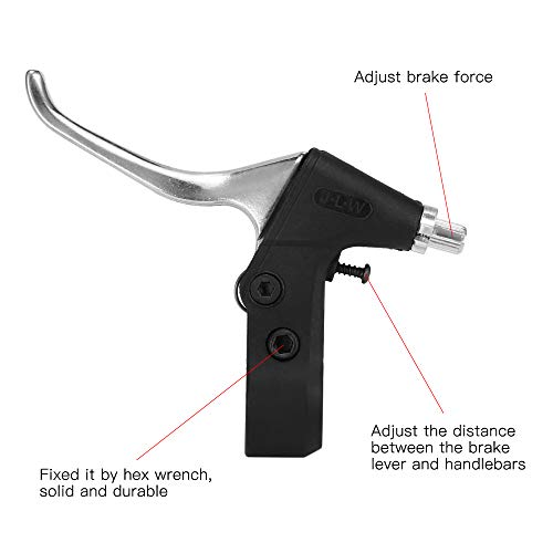 Alavancas de freio, Andoer Bicicleta V-Brake e alavancas de freio e cabo de ciclismo Guiador de frei