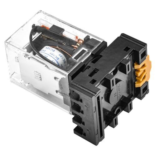 Heschen Gereral Relais MK2P-I DC 12V Spule DPDT 8-polig mit steckbarem Terminalstecker PYF83A