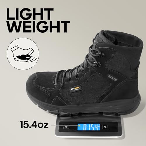 Image of NORTIV 8 Men's Lightweight Military Tactical Work Boots Outdoor Hiking Motorcycle Combat Boots