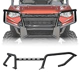 KEMIMOTO Front Bumper Upper Brush Guard, Rigid Steel Protector Compatible with 2018-2024 Polaris Ranger XP 1000, Crew XP 1000 & 2020-2025 Ranger 1000, Crew 1000, Accessories Replace #2882531