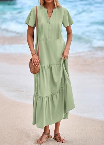 Image of KIRUNDO Summer Maxi Dresses for Women 2026