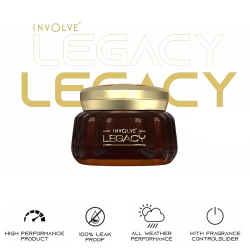 Image of Involve Your Senses Legacy Royal Oudh Car Perfume | Premium Long-Lasting Car Air Freshener | Luxury Car Fragrance | Car Interior Accessories | Car Perfume & Freshener | 50g