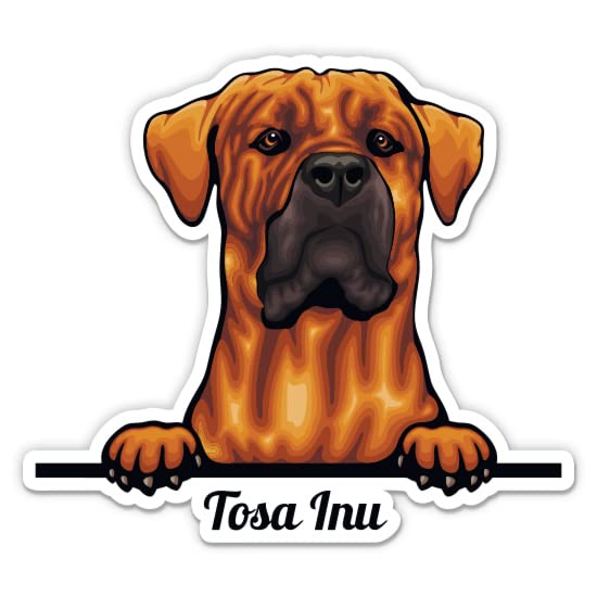 TOSA Inu Dog Sticker - 5" Laptop Sticker - Waterproof Vinyl for C...