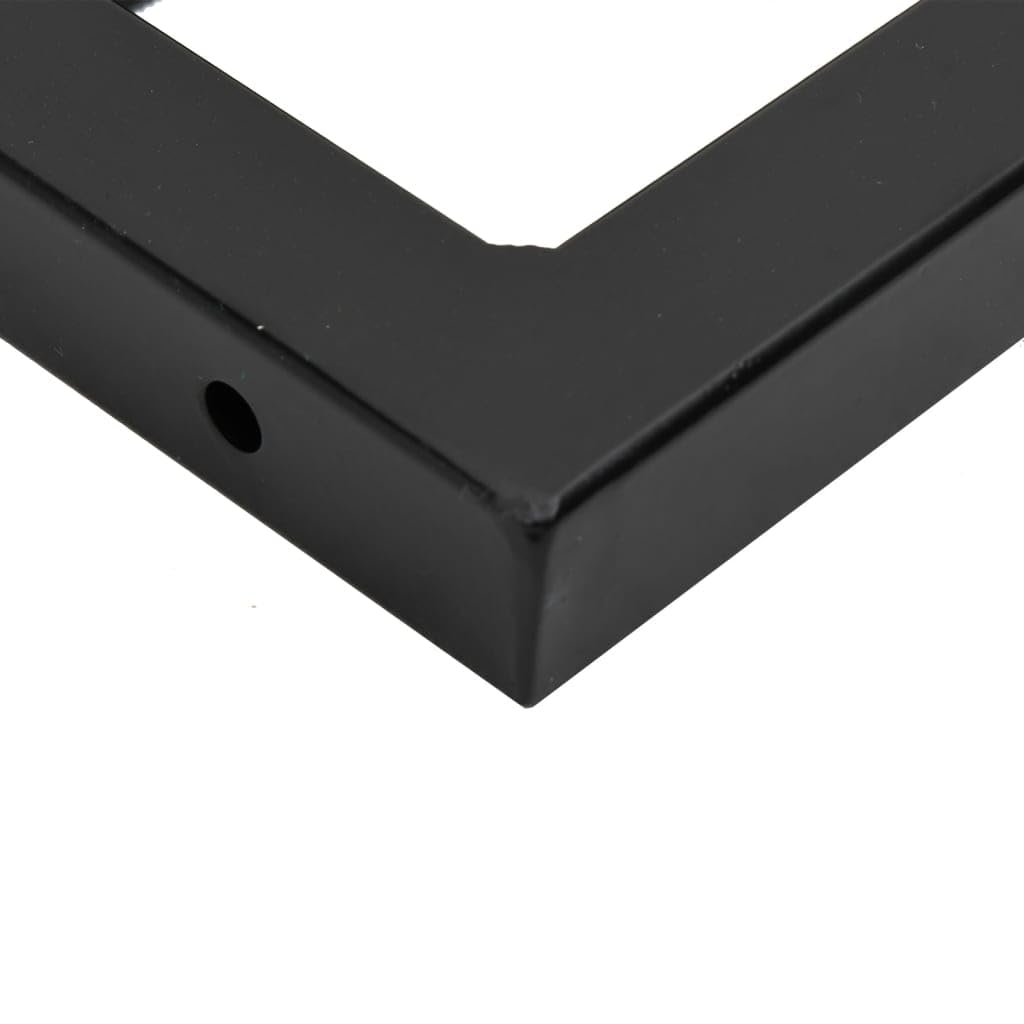 Tapa de lavabo de 100 x 60 cm de roble macizo con soporte de acero, diseño moderno flotante, robusto, duradero, para baño, invitados, inodoro y baños pequeños